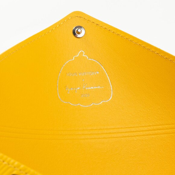 Louis Vuitton x Yayoi Kusama Kirigami Yellow Epi Dotted Pochette - Picture 8 of 10
